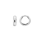 AVA & SKY Chubby Waterproof Hoop Earrings