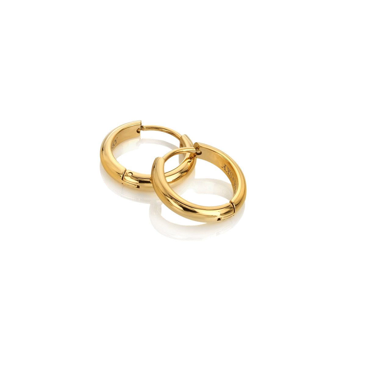 AVA & SKY Hoop Gold Plated Waterproof Earrings