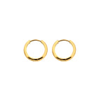 AVA & SKY Hoop Gold Plated Waterproof Earrings