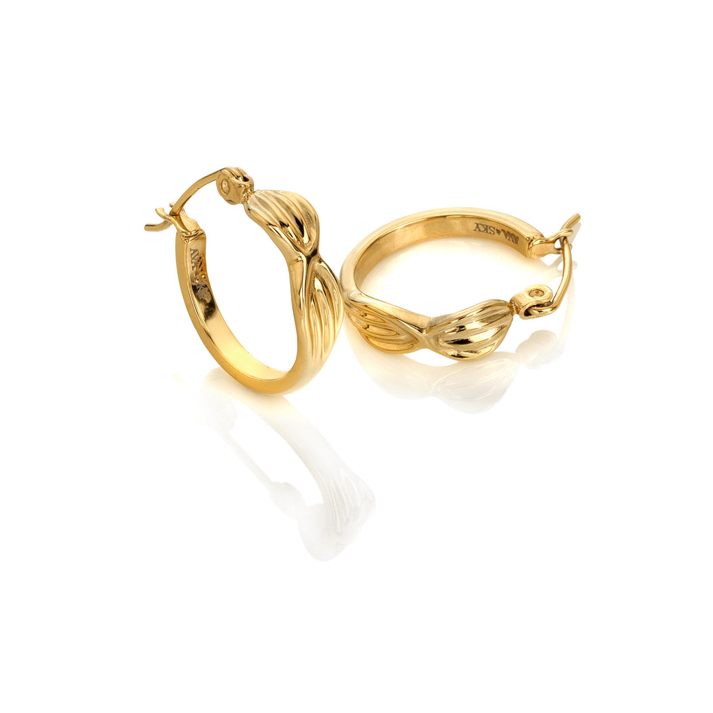 AVA & SKY Verve Gold PlatedWaterproof Earrings
