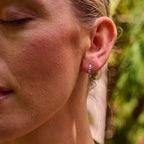 AVA & SKY Faceted Waterproof Huggie