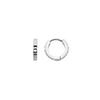 AVA & SKY Faceted Waterproof Huggie