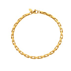 AVA & SKY Braid Gold Plated Waterproof Bracelet