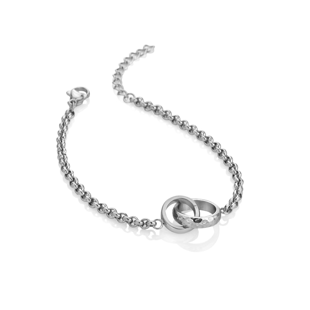 AVA & SKY Interlocking Circles Waterproof Bracelet