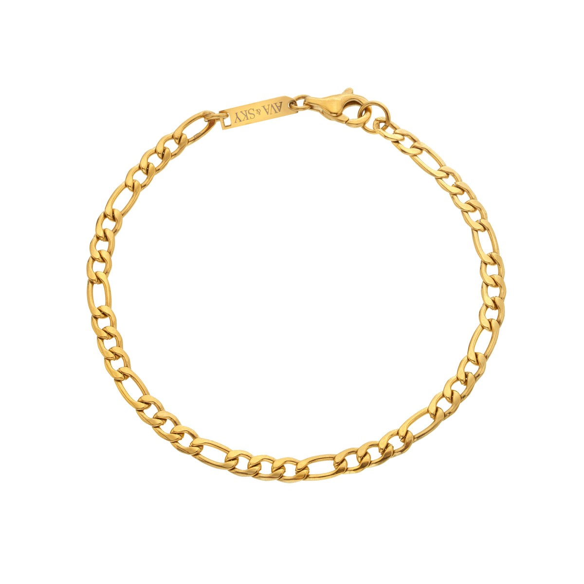 AVA & SKY Figaro Gold Plated Waterproof Bracelet