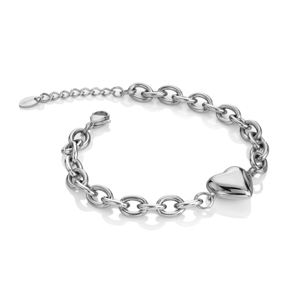 AVA & SKY Chunky Heart Waterproof Bracelet