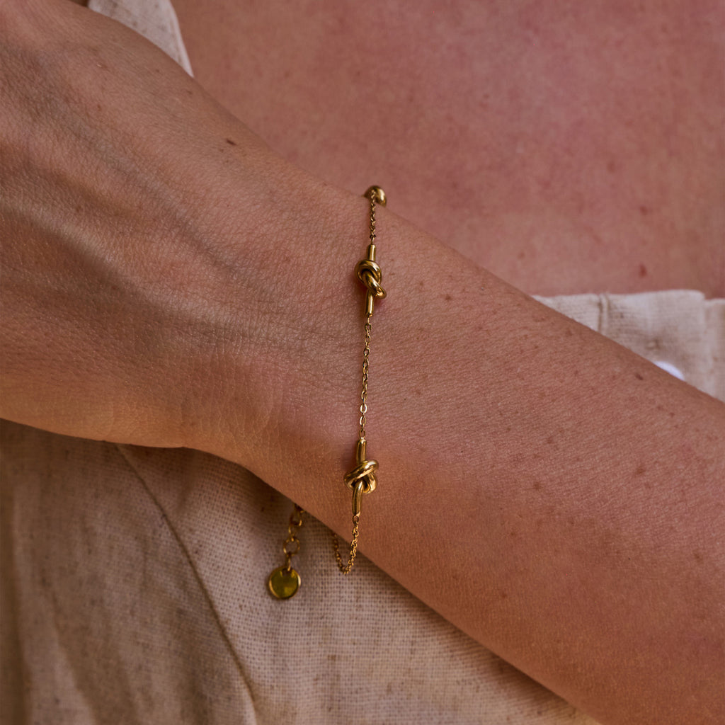 AVA & SKY Odyssey Gold Plated Waterproof Bracelet