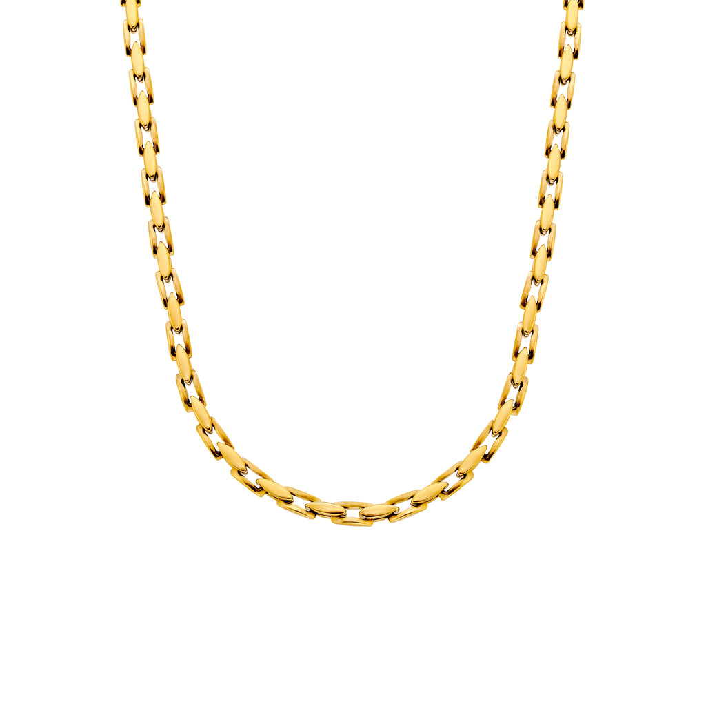 AVA & SKY Braid Gold Plated Waterproof Necklace