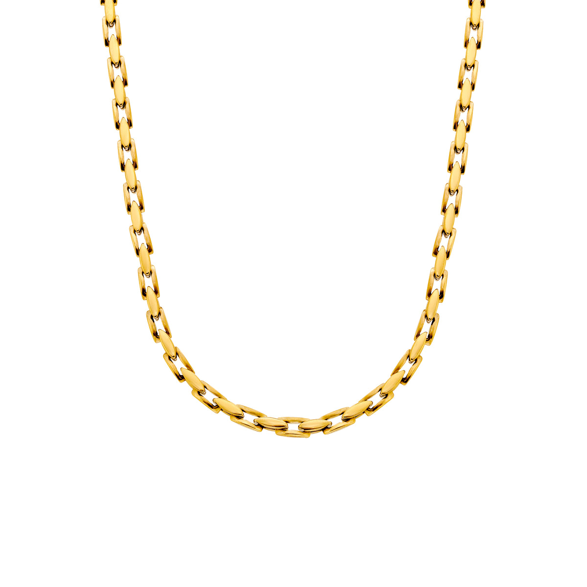AVA & SKY Braid Gold Plated Waterproof Necklace