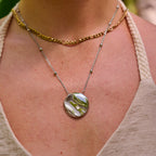 AVA & SKY Riviera Waterproof Disc Necklace