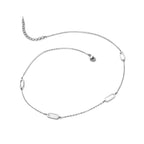 AVA & SKY Intermittent Paperclip Waterproof Necklace