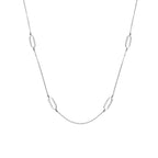 AVA & SKY Intermittent Paperclip Waterproof Necklace