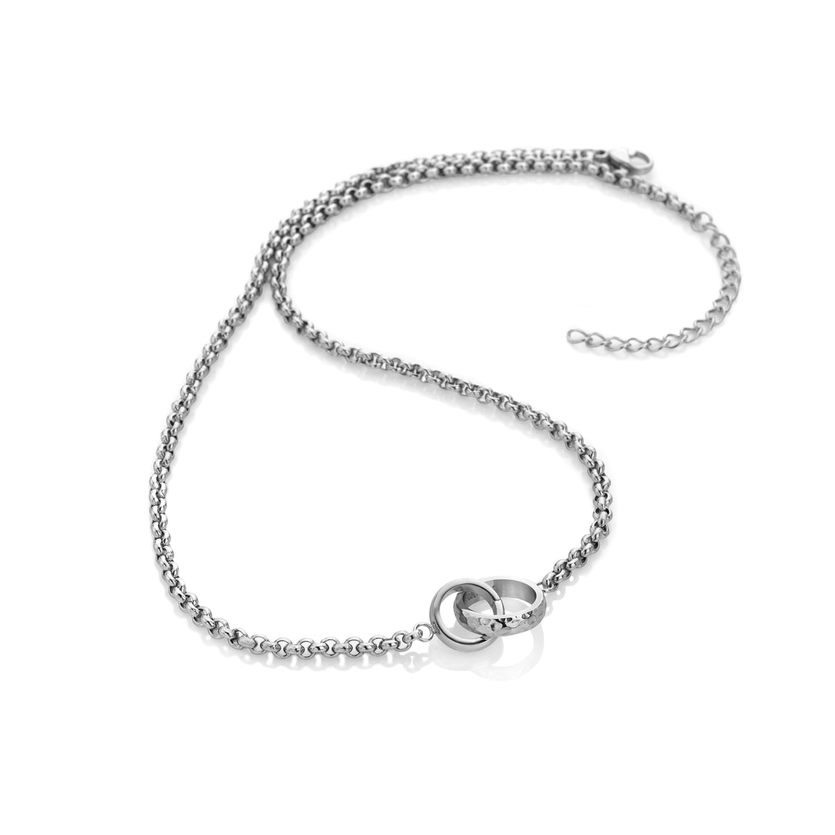 AVA & SKY Interlocking Circles Waterproof Necklace