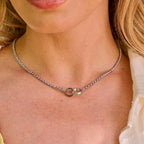 AVA & SKY Interlocking Circles Waterproof Necklace