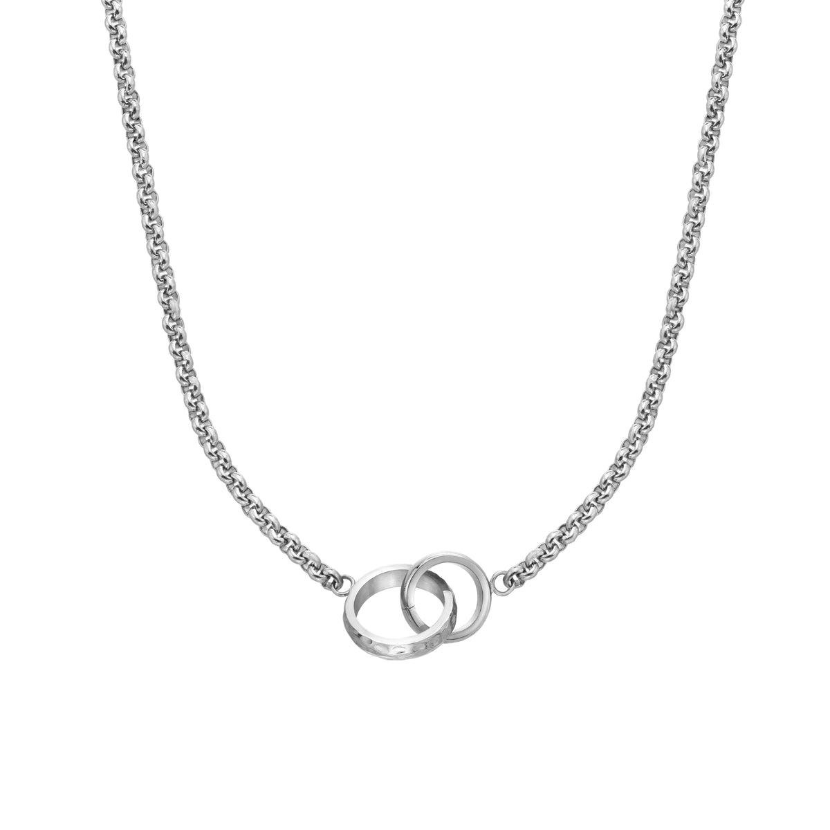 AVA & SKY Interlocking Circles Waterproof Necklace