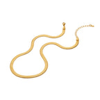 AVA & SKY Gold Snake Waterproof Chain