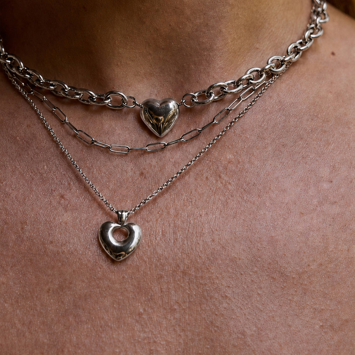 AVA & SKY Paperclip Waterproof Necklace