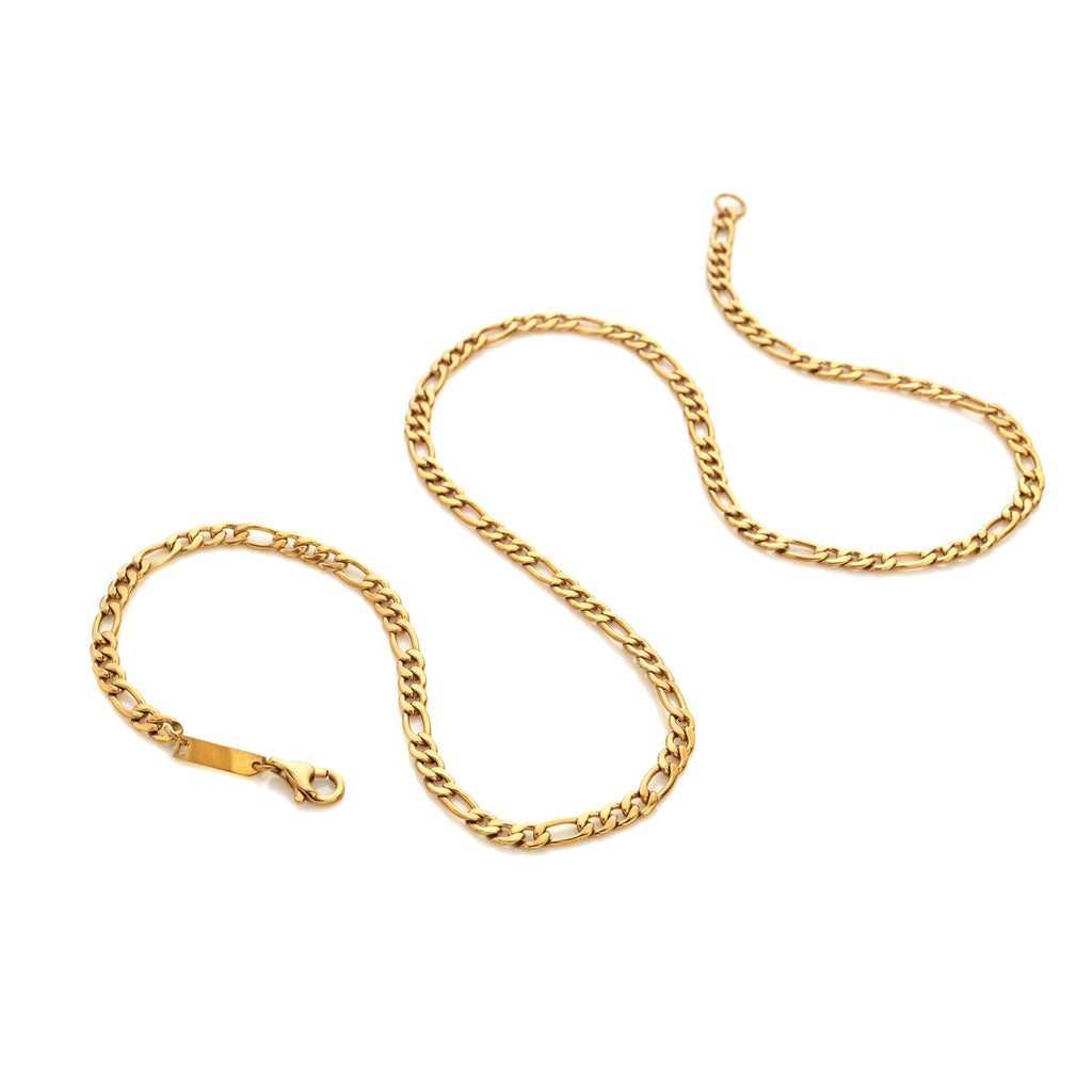 AVA & SKY  Figaro Gold Plated Waterproof Necklace