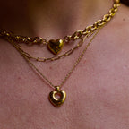 AVA & SKY Bubble Gold Plated Waterproof Pendant