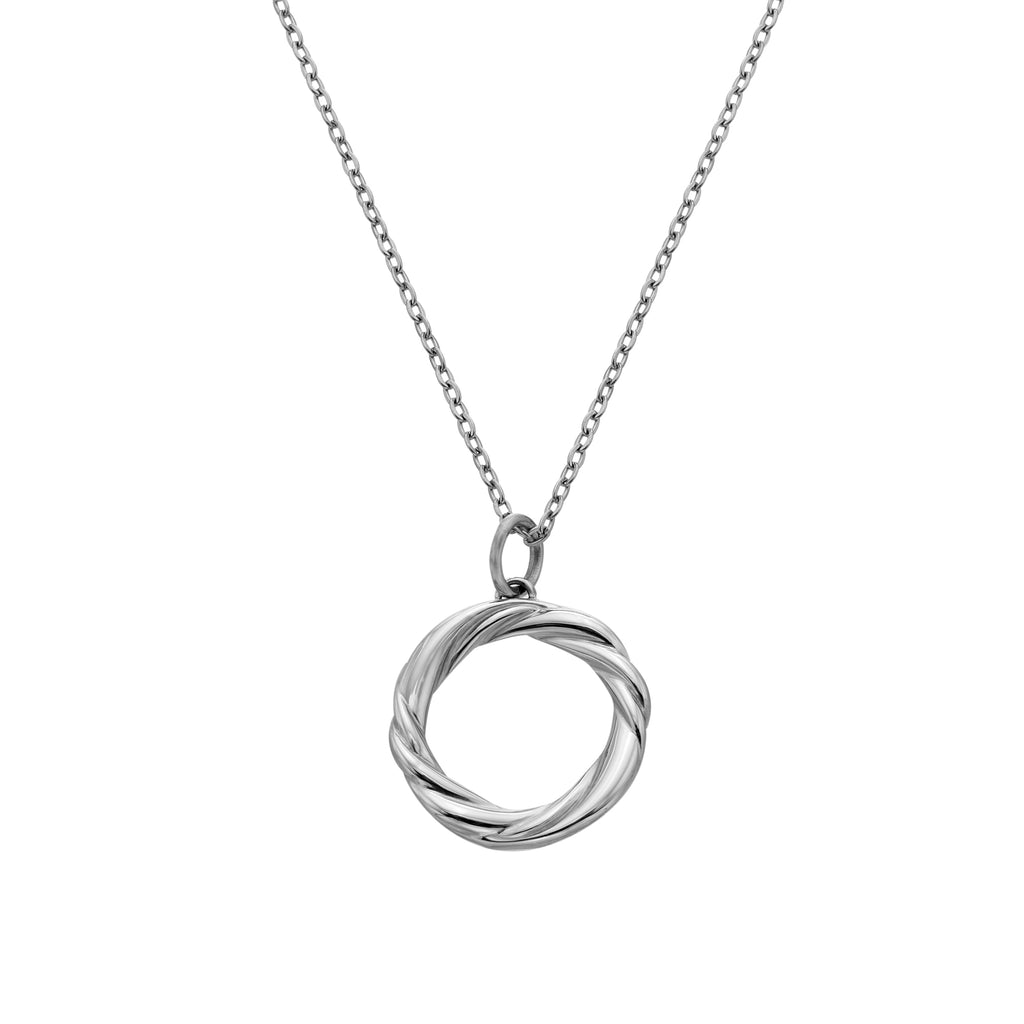 AVA & SKY Twisted Ribbon Waterproof Necklace