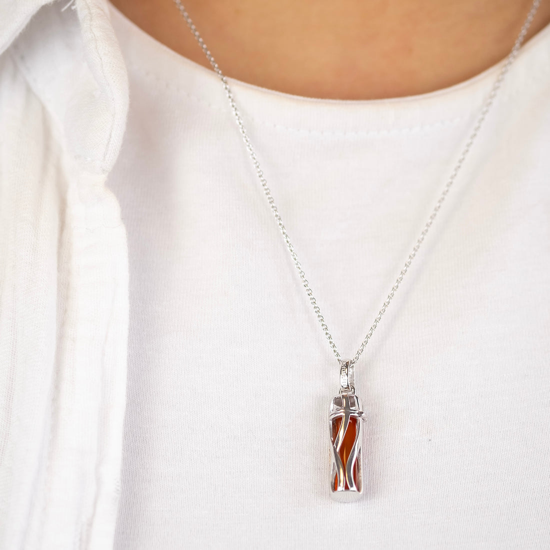 Powerful Stone Red Jasper Necklace Small