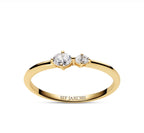 Essenza Gold Ovale Due Ring