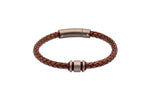 Antique Brown Leather Bracelet B457ADB