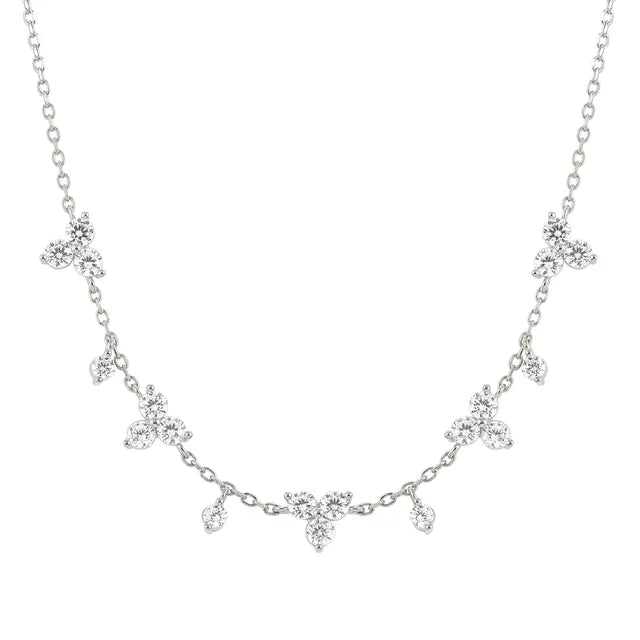Nomination Life Bouquet Necklace with White Cubic Zirconia