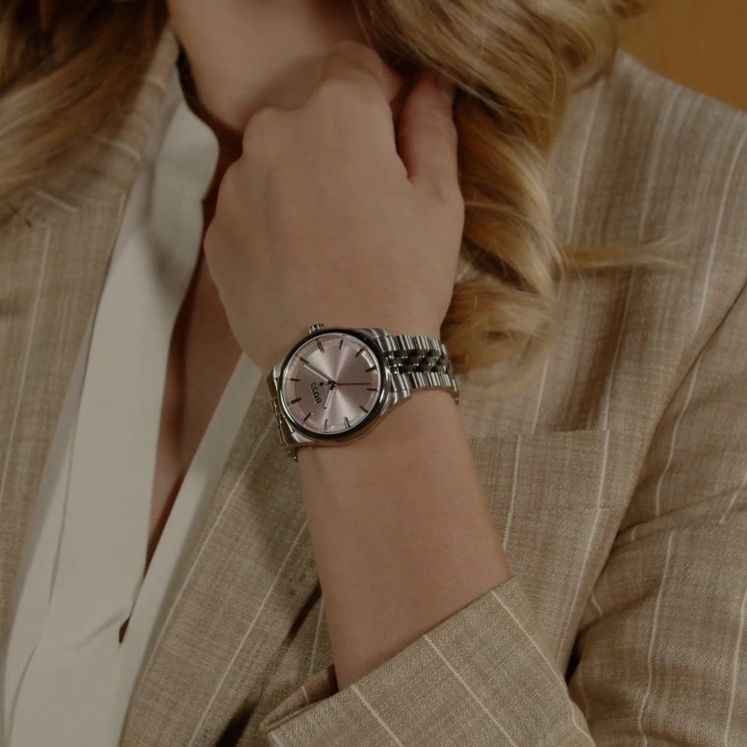 Ladies BOSS Graceful Stainless Steel Watch