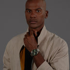 Gents BOSS Skytraveller Chronograph Watch with Dark Green Dial