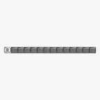 Nomination CLASSIC Gun Metal Black Coloured Base Charm Bracelets in stainless steel