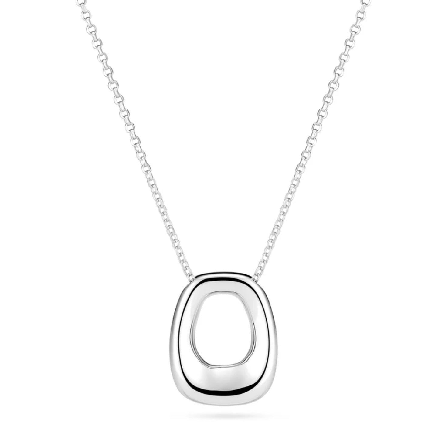 Silver Borsa Pianura Necklace