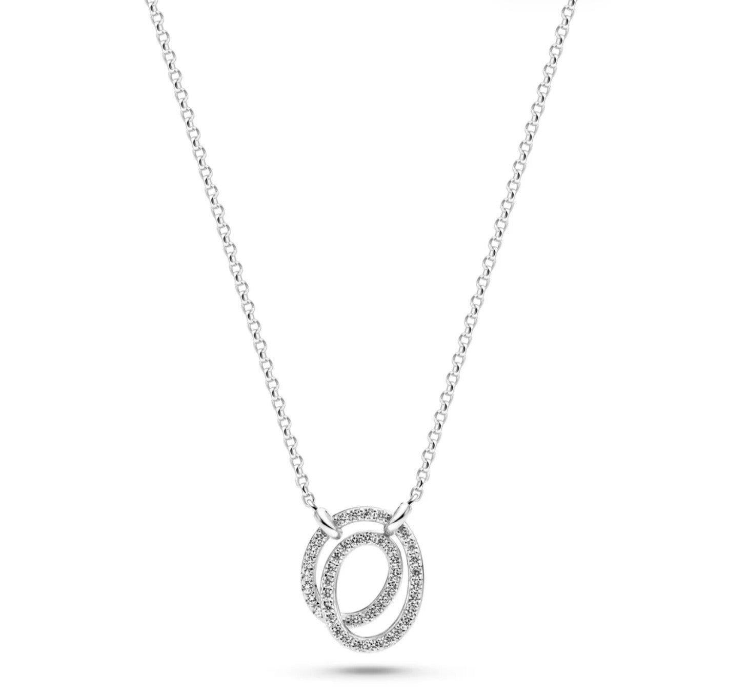 Silver Spirale Due Necklace