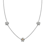 Clogau® Nature's Wonder Sterling Silver Forget-Me-Not Adjustable Necklace