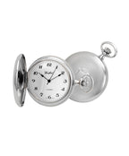 Woodford Mechanical Chrome Plated Full Hunter Pocket Watch