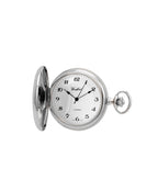 Woodford Mechanical Chrome Plated Full Hunter Pocket Watch