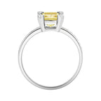 18ct White Gold Criss Cross One Carat Pavé Ring