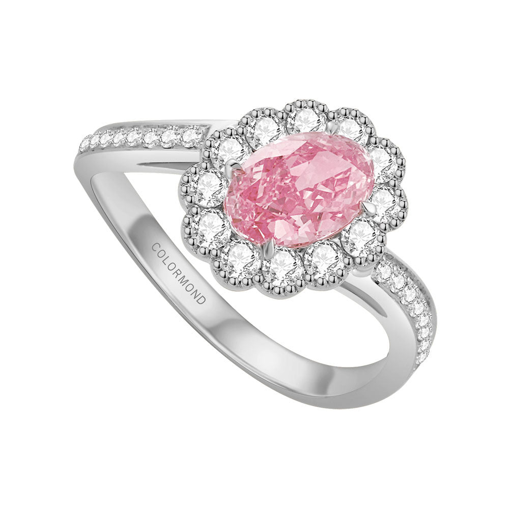 18ct White Gold Aurora One Carat Enchantment Ring