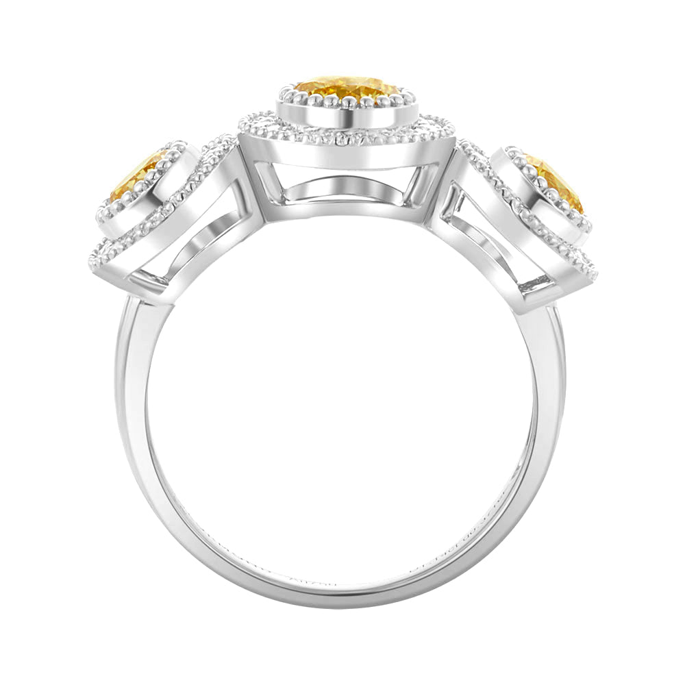 18ct White Gold Aurora Mystique Ring