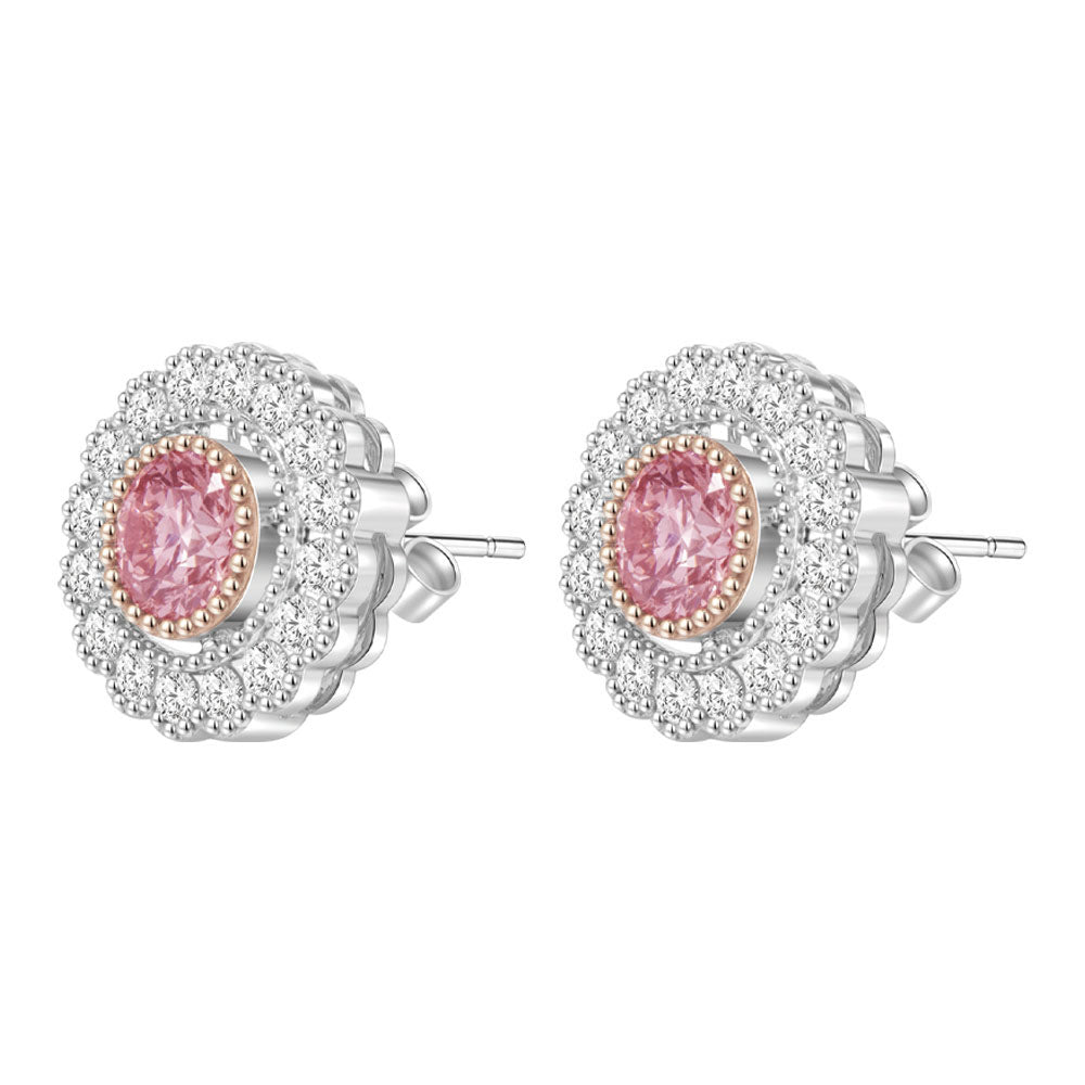 18ct White Gold Aurora Gleam Studs