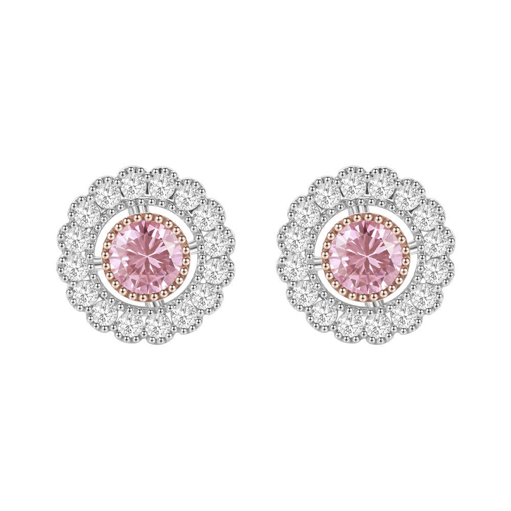 18ct White Gold Aurora Gleam Studs