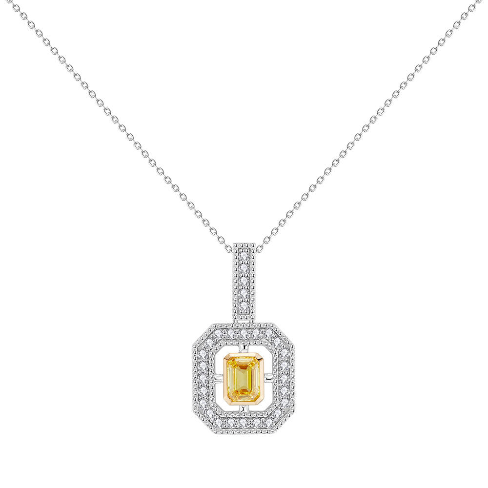 18ct White Gold Clarice Glamour Pendant