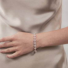Load image into Gallery viewer, 18ct White Gold Aurora Blossom Bracelet
