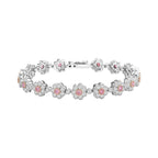 18ct White Gold Aurora Blossom Bracelet