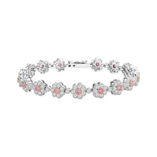 Load image into Gallery viewer, 18ct White Gold Aurora Blossom Bracelet
