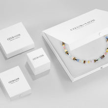 Load image into Gallery viewer, GeoCUBE® Fusion Festive earrings tricolour
