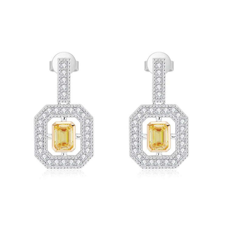 18ct White Gold Clarice Glamour Earrings