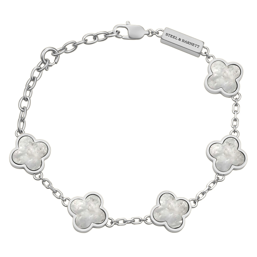 Clover Bracelet Natural White