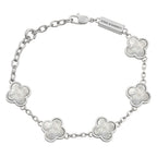 Clover Bracelet Natural White