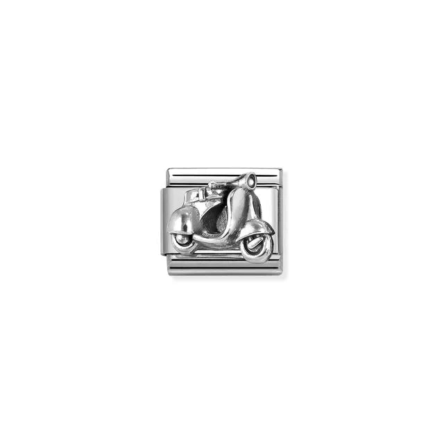 Nomination Silver Scooter Charm